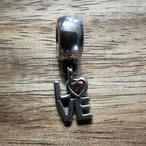 Pandora Pink Love Charm 925 B35